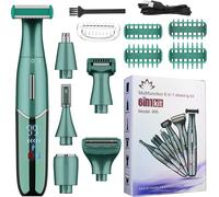 INF Women's Hair Trimmer 5 in 1 : Traitement précis et doux Vert