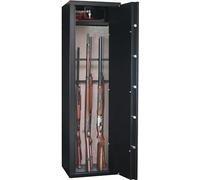 Infac Safe SD16 Armoire forte pour Armes en Acier | 16 Armes dont 8 avec lunette | Coffre intérieur | Serrure à clé