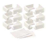 12 protège-coins en mousse pour tables et armoires G