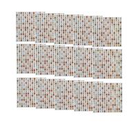 Infactory 15 mosaïques autocollantes pour carrelage "Bronze"