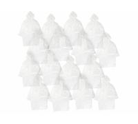 Infactory 16 longs manteaux de pluie à capuche, coloris transparent