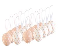 Infactory 16 œufs de Pâques à suspendre