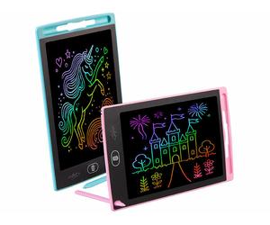 Infactory 2 ardoises magiques LCD 8,5" - coloris rose/bleu