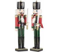 Infactory 2 casse-noisettes décoratifs "Soldat" 48,5 cm