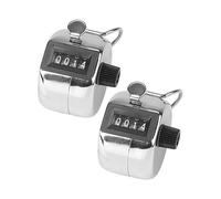 Compteur Manuel - INFACTORY - 2 compteurs - Gris - Multisport - Boîtier en métal robuste