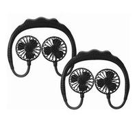 infactory Ventilateurs à porter autour du cou VT-105 2 doubles