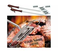 Infactory 2 fers rouges pour grillades