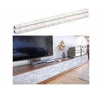 Infactory 2 films décoratifs d'ameublement 60 x 300 cm - aspect marbre