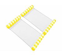 Infactory 2 hamacs flottants ultraléger avec repose-tête et repose-pieds gonflables