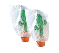 Infactory : 2 housses d'hivernage décoratives 110 x 120 cm - Cactus G