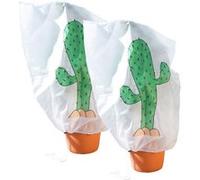 Infactory : 2 housses d'hivernage décoratives 110 x 120 cm - Cactus