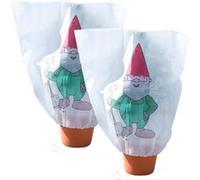 Infactory : 2 housses d'hivernage décoratives 110 x 120 cm - Nain de jardin G