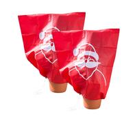 Infactory : 2 housses d'hivernage décoratives 110 x 120 cm - Père Noël G