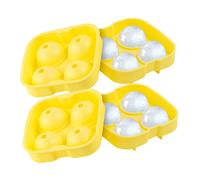Infactory 2 moules à glaçons en silicone pour 4 glaçons sphériques XXL Ø 45 mm