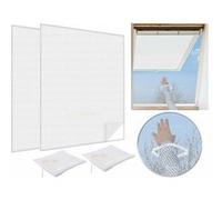 Infactory : 2 moustiquaires avec fermeture à glissière - Blanc blanc G