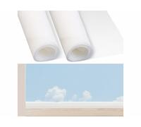 Infactory 2 moustiquaires en fibre de verre - 100 x 250 cm - Blanc