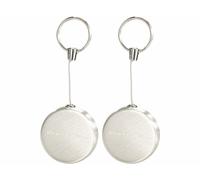 2 porte-clés zip Deluxe rétractables [infactory]