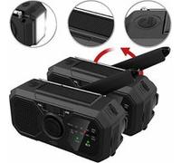2 radios de poche solaires & dynamo SOL-1540 avec lampe et chargeur USB