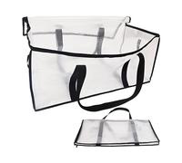 Infactory 2 sacs de rangement transparents 87 L