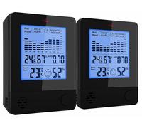 Infactory 2 thermomètres-hygromètres avec alarme anti-moisissures