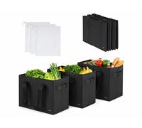 Infactory 3 sacs de courses pliables 26,7 L