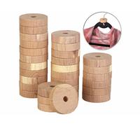 Infactory 30 anneaux anti-mites en cèdre