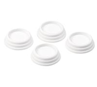 4 amortisseurs de vibrations universels, coloris blanc Blanc G