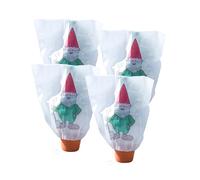 Infactory : 4 housses d'hivernage décoratives 110 x 120 cm - Nain de jardin G