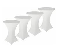 Infactory 4 housses extensibles pour table haute mange-debout