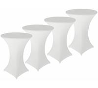 Infactory 4 housses extensibles pour table haute mange-debout