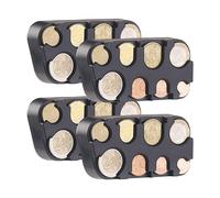 Infactory 4 organiseurs pour pièces de monnaie