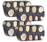 Lot de 4 organisateurs pour pièces de monnaie [Infactory]