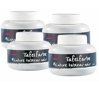 Infactory 4 pots de peinture façon tableau noir - 200 ml