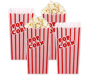 infactory 4 seaux réutilisables pour Pop-Corn 2 L