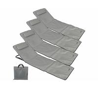 Infactory 4 tapis de plage pliables avec dossier réglable