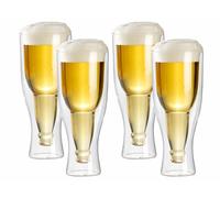 Infactory 4 verres à bière à double paroi - 20 cl