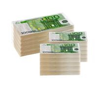Infactory 5 lots de mouchoirs et serviettes en papier imprimés 100 Euros