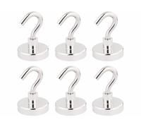 Infactory 6 crochets magnétiques Ø 32 mm / 38 kg