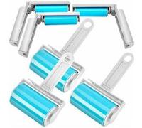 6 rouleaux anti-peluches et poils d'animaux en 2 tailles Infactory