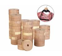 Infactory 60 anneaux anti-mites en cèdre