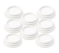 8 Amortisseurs De Vibrations Universels, Coloris Blanc Multicolore