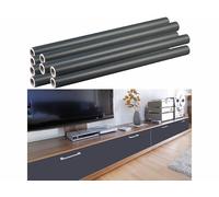 Infactory 8 films décoratifs d'ameublement 60 x 300 cm - anthracite
