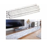 Infactory 8 films décoratifs d'ameublement 60 x 300 cm - aspect marbre