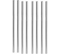 Infactory : 8 pailles droites en acier inoxydable G