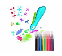 Infactory Aérographe électrique sans fil pour enfant ABS-100 avec 24 recharges