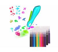 Infactory Aérographe électrique sans fil pour enfant ABS-100 avec 48 recharges