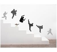 Infactory Autocollants muraux - ''Kung Fu Fighter''
