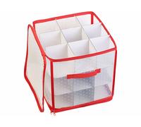 Infactory Boîte de rangement pour 27 boules de Noël Ø 10 cm