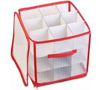 Infactory Boîte de rangement pour 27 boules de Noël Ø 10 cm