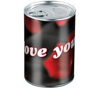 Infactory : Boite métallique cadeau - I love You - Ø 78 x 111 mm G